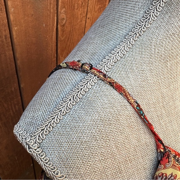 Arden B Floral red/black Dress Sz L - Picture 5 of 6